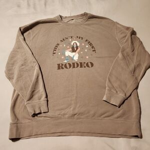Living Fully Mallory Ervin Ain't My First Rodeo Sweatshirt XXL